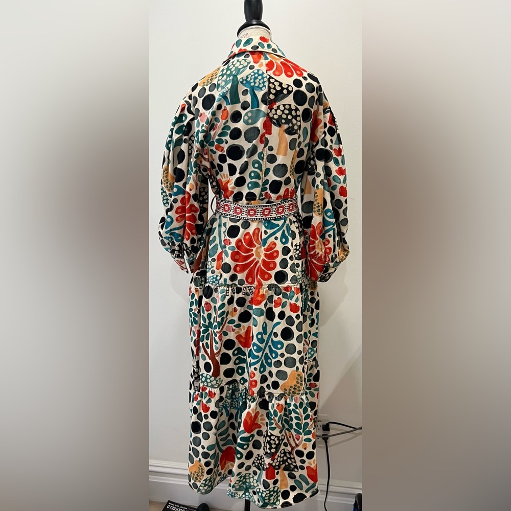 Belted Farm Rio Coat Dress - Picture 6 of 9